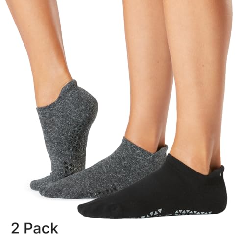 Image of TAVI Savvy Grip Socks - Pilates Socks for Women with Non-Slip Grips, Heel Tab and Arch Support, Wear for Yoga, Barre, Dance