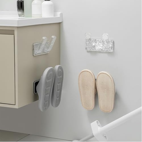 xocome Bohrfreies Wandregal für Schuhe & Küche - Universeller Schuhorganizer für Bad, WC und Haushalt - Praktische Aufbewahrung auch für Topfdeckel