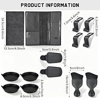 Car Accessories Gift Set for New Drivers, 13PCS Everyday Car Essentials Kit with Registration Insurance Holder, Cup Holder Coasters, Headrest Hooks & Cleaning Brushes for Men & Women — image 7