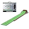 Loowoko Indoor Putting Green with Ball Return, Golf Practice Training Equipment Putting Mat for Home Office, 2025