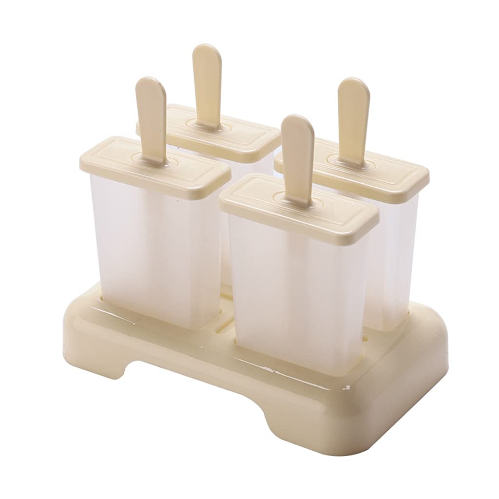 MALSSE Cream Maker Ice Cream Mold with Drip-Guards for Homemade Popsicles Molds Homemade Fun Molds for Kids