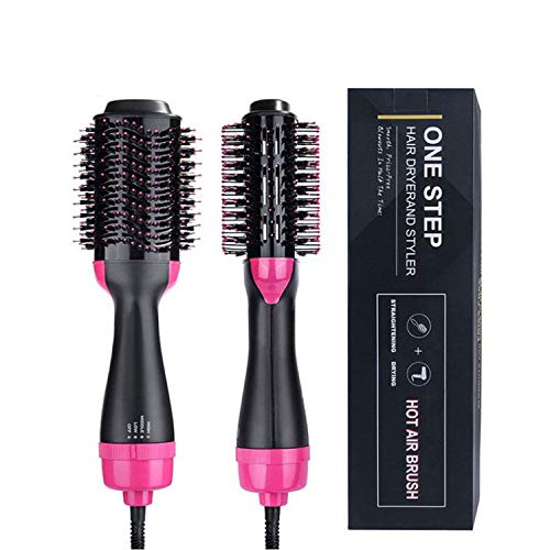Hair Dryer Brush,3-in-1Hot Air Straightener Curler Function, Hair Styler, Anti-Scald,Perfect Hot Air Brush for Women