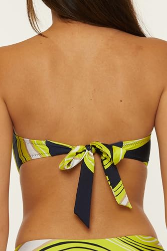 Trina Turk Women's Serena Bandeau Bikini Top, Adjustable, Tie Back, Swimwear Separates3