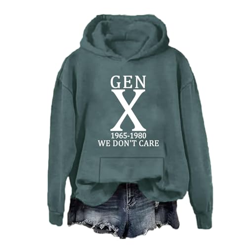 Aimery Gen X 1965-1980 We Don't Care Hoodie, Gen X Sweatshirt