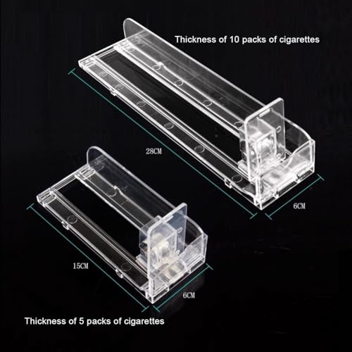 Vitrinas de cigarrillos con cerraduras y soporte rectangular para pitilleras de alta seguridad 3