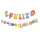 feliz pascoa 2018 GROSSE PARTY DEKORATIONEN: Der Stuhl Banner sind ideal für den Nachtisch Tisch, Wand, Hochstuhl, Flur Dekorationen Ihren Geburtstag zu feiern.