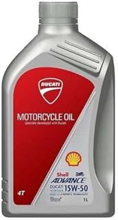 DUCATI - SHELL ADVANCE SAE 15W-50 MOTORCYCLE OIL, PurePlus Technology Brought to you by Mancuso Powersports in Houston Texas.