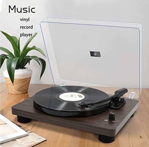 Tourne-Disque en Vinyle Bluetooth avec Cache Anti-poussière Transparent Tourne-Disque phonographe Vintage 2 Haut-parleurs stéréo intégrés Platines tournantes à - Les Beatles, Paul McCartney, John Lennon, RIngo Starr, George Harrison Tourne-Disque en Vinyle Bluetooth avec Cache Anti-poussière Transparent Tourne-Disque phonographe Vintage 2 Haut-parleurs stéréo intégrés Platines tournantes à – Image 3