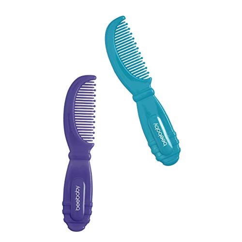 BeeBaby-Round-Edge-Baby-Comb-Pack-of-2-Blue-Violet-0M