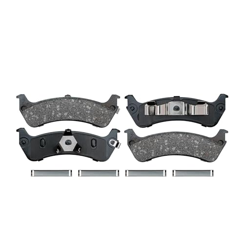 Image of Detroit Axle - Rear Brake Kit for Ford Explorer Sport Ranger | Mercury Mountaineer, Drilled & Slotted Disc Brake Rotors Ceramic Brake Pads Replacement