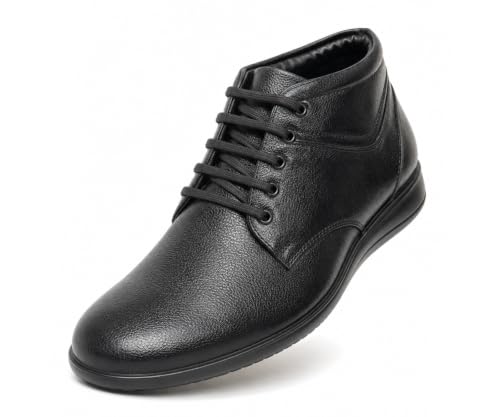 Image of Kraasa Alloy Formal Shoes for Men | Vegan Leather Lace-Up Office Shoes