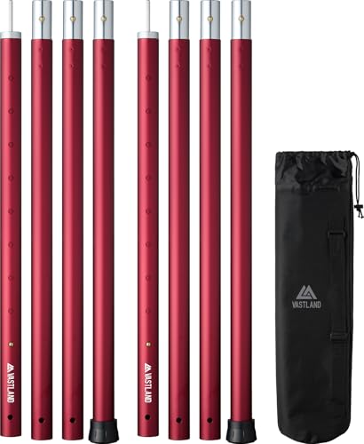 VASTLAND(���@�X�g�����h) �^�[�v�|�[�� �e���g�|�[�� �A���~ 2�{�Z�b�g ���b�h 280cm ���a33mm 8�i�K���� ���[�o�b�O�t��