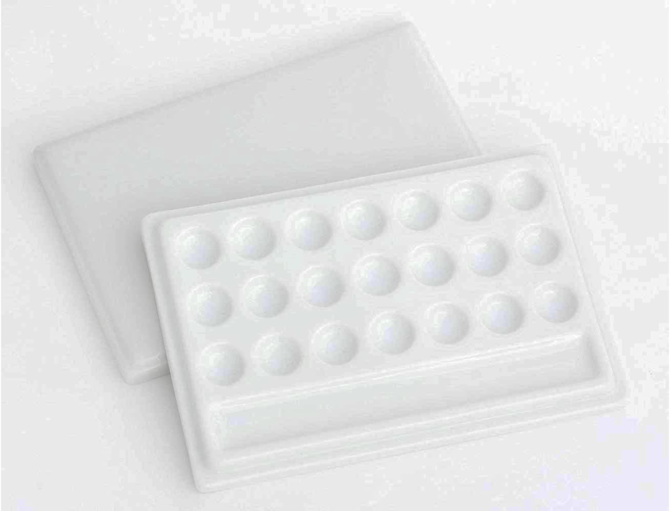 Global Art Supplies Ceramic 21 Well Palette