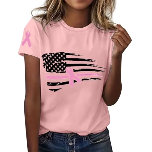 T-shirt femme Octobre Rose et enfant pour les sorties decontractees en famille