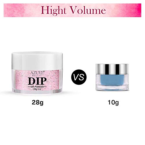 AZUREBEAUTY Dip Powder Eggplant Purple Color(1oz) for French Nail Manicure Nail Art, Non-Tocix & Odor-Free, Without UV LED Lamp Cured, Long Lasting, Cruelty-Free - Thumbnail 4