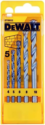 DeWalt DT6952-QZ - Juego de 5 Brocas para Piedra en Cassette de P...