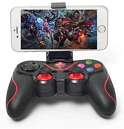 MEESA V8 Wireless BT4.0 Bluetooth Wireless Gaming Controller, Joystick Gamepad Computer Game Controller for PC Windows 7/8/10/Switch/TV Box/Laptop/Smart Phones(ANDROID/IOS)(Black)