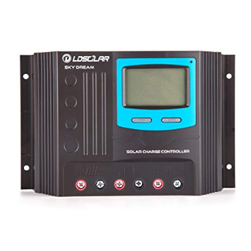 Solarregler 12V Laderegler SD2440S 40amp Solarregler mit LCD-Anzeige Solarzubehör Cover