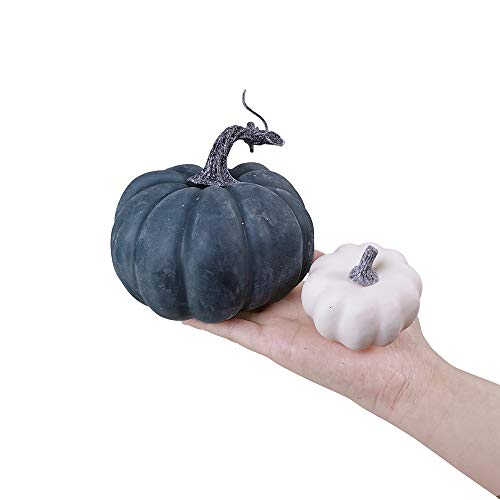 24-Pcs-Bulk-Assorted-Rustic-Harvest-Artificial-Pumpkins-Foam-Pumpkin-in-White-Orange-Green-Teal-for-Fall-Autumn-Halloween-Decoration-Thanksgiving-Party-Home-Kitchen-Decor-Baby-Shower-Wedding 24 Pcs Bulk Assorted Rustic Harvest Artificial Pumpkins Foam Pumpkin in White Orange Green Teal for Fall Autumn Halloween Decoration Thanksgiving Party Home Kitchen Decor Baby Shower Wedding
