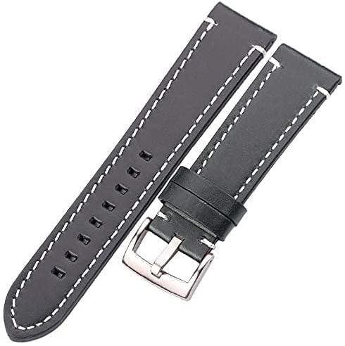 Leder Uhrenarmband Echtes Leder Uhrenarmbänder 18mm 20mm 22mm 24mm Damen Herren Uhrenarmband