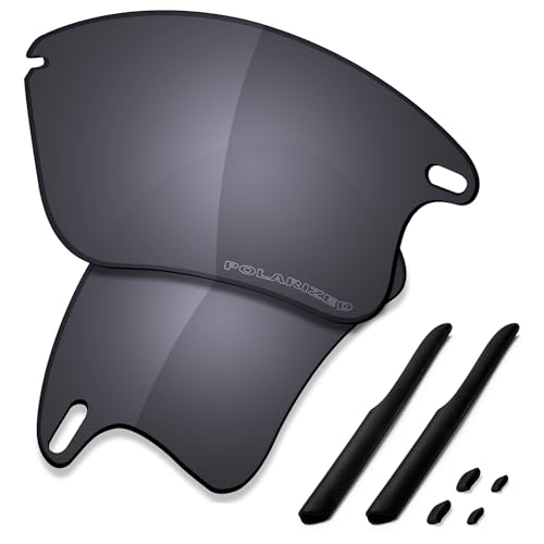 Image of SAUCER Premium Replacement Lenses & Rubber Kits for Oakley Fast Jacket XL OO9156 | Fast Jacket XL Low Bridge Fit Sunglasses