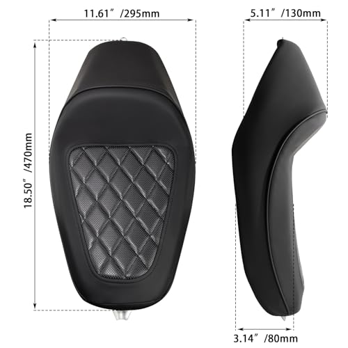 Asiento individual delantero para rutas urbanas en Iron 883 y Sportster 1200 6