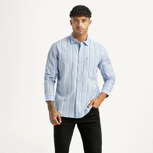 Image of Levi's Men's Striped Slim Fit Shirt