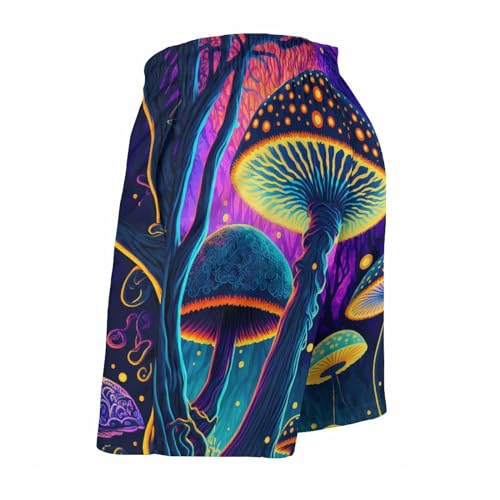 Novelty Mushroom Swim Trunks Men's Beach Shorts Beach Board Shorts Quick Dry Bathing Suits Holiday Shorts4