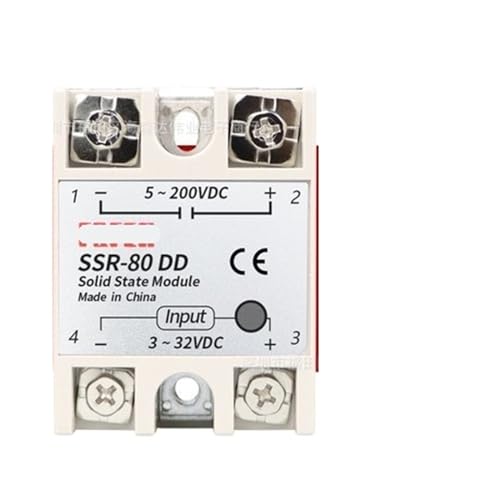 Relais à semi-conducteurs monophasé SSR-40DD contrôle DC 25DD 60DD