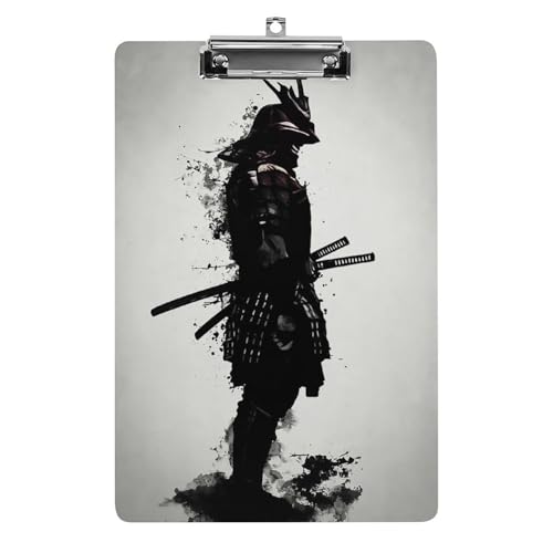 クリップボード 日本 侍 サムライの剣 A4サイズ対応 クリップファイル バインダークリップ 用箋ばさみ ファイルボード メモ帳 縦型 書類整理 おしゃれ かわいい 筆記 多機能 壁掛け プレゼント