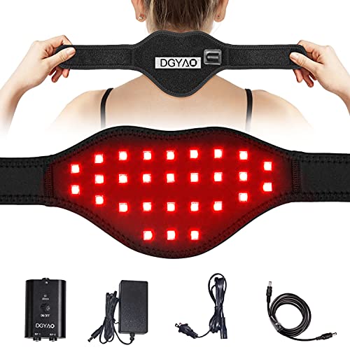 Dgxinjun Red & Infrared Light Therapy Devices Led Wrap Neck Pain Relief Fda Cleared Small Area Pad Home Use Wearable Wrap For Pain #TOP1