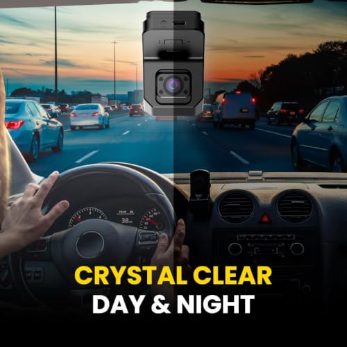 Image of Dash Cam + GPS Tracker for Car 2K Front & Rear w /Engine Cut On /Off, 270Wide Angle 2 Channel Loop Recording w /Night Vision, WiFi 6 Real-time 10+ GPS Alerts Heat Resistant for Indian Roads
