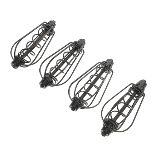UKCOCO 4Pcs Fishing Bait Cage Holder Durable Spring Feeder Outdoor Fishing Accessory for Carp EEL Lobster Deep Water Bait Storage Options