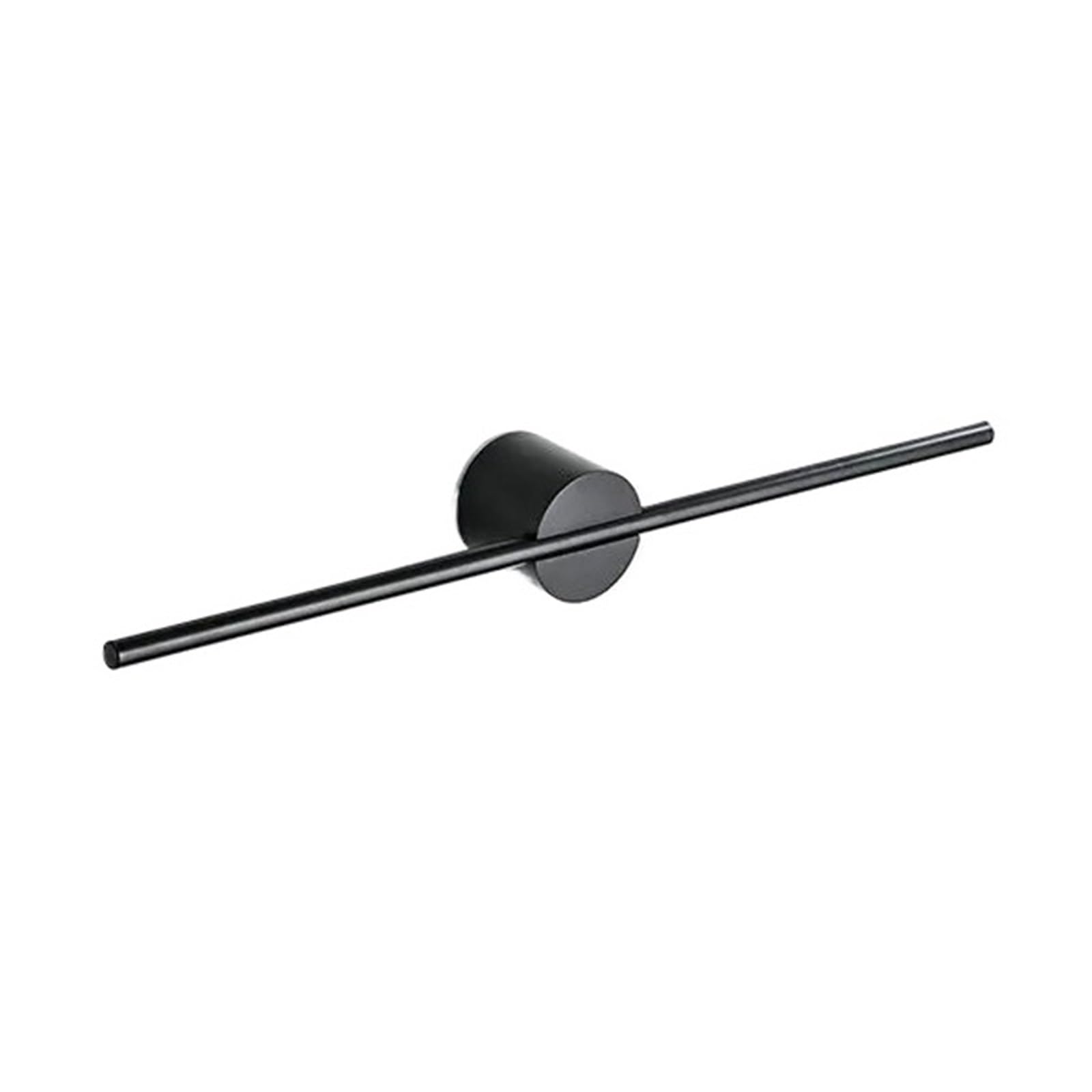 40/50cm Movable Towel Rack Hanger Bath Holder Wall Bar Space Aluminum Bathroom Shelf Kitchen Storage Easy Maintenance(A 40cm Black)