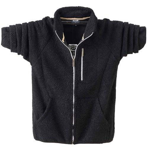 Veste polaire chaude pour homme coupe-vent zippée avec poches douces taille L-5XL