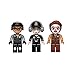 YeoMark SWAT Police Coast Guard with Cops and Robbers Figures Building Set, Helicopter & Speed Boat Construction Toys for Kids