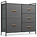 Produktbild ROMOON Kommode Organizer mit 5 Schubladen, Stoffkommode für Schlafzimmer, Flur, Eingangsbereich, Schränke  Dunkelgrau