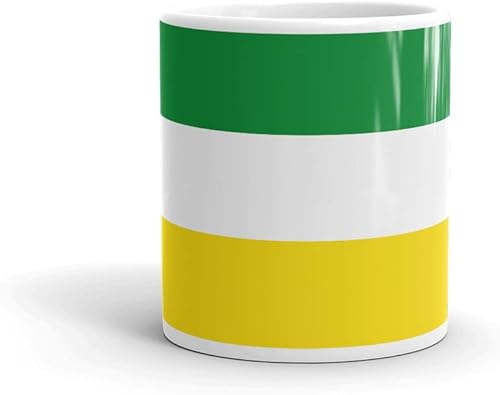 Flag of Armenia Quindío Columbia - White Ceramic Coffee Cup