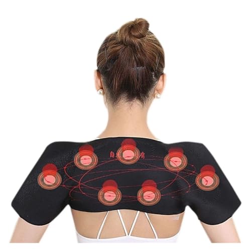 LRSSMB Cinturón Protector De Hombros Calentadores De Hombros Hombres Mujeres Hombro Cuidado del Cuello Alivio De La Presión Fatiga Corrector Postural(XL)