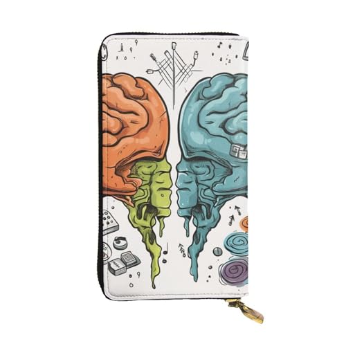 Portefeuille en cuir haut de gamme grand format pour smartphone