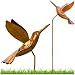 Ancient Graffiti Flamed Copper Hummingbird Garden Ornament