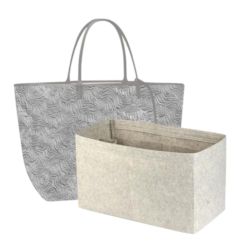 jiesinlov Organizador de bolsa para bolsas, organizador de bolsa de feltro adequado para GOYARD Saint Louis GM (Gray-GM)
