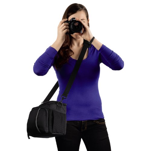 Hama Odessa 110 Tasche f&uuml;r Kamera - Schwarz/Grau