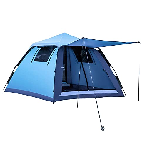 Tente camping 3-4 personnes étanche avec montage automatique dôme pour bivouac