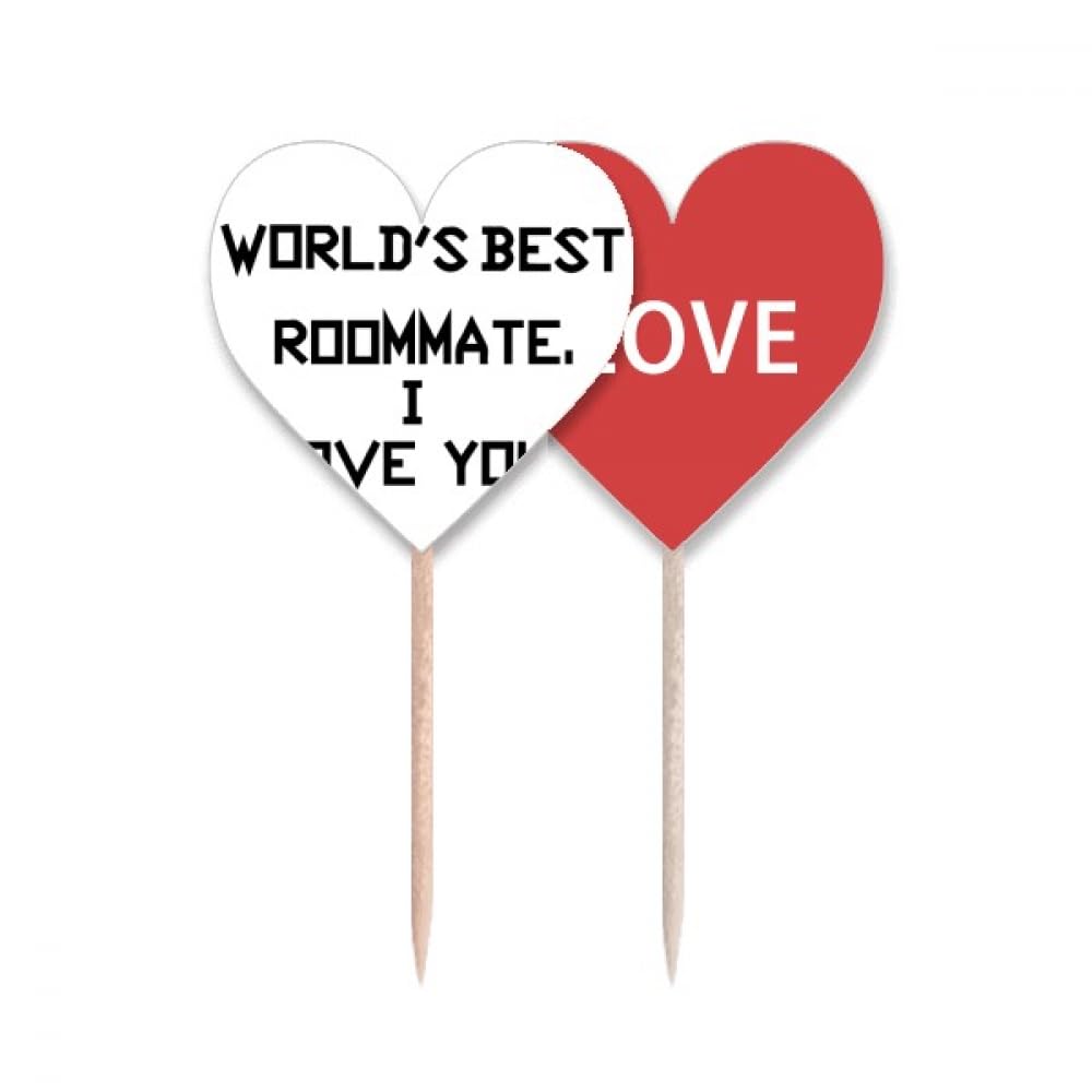 Cure-dents Drapeau Cœur I Love You : le petit cadeau surprise pour votre colocataire