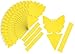 Produktbild com-four® 20x Gelbfalle Fliegenfallen für Außen und Innen - Dekorative Leimfalle gegen Fliegen und Blattläuse - Insekten Klebe-Fallen in Schmetterlingsform (20 Stück - Fliegenfalle)