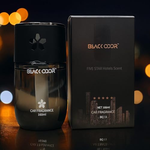 Image of BLACK ODOR Car Perfume Car Interior Deodoriser car perfumes luxury BO-13 in Vanilla Fragrance Pack of 1 Pcs in Blue Bottle Design