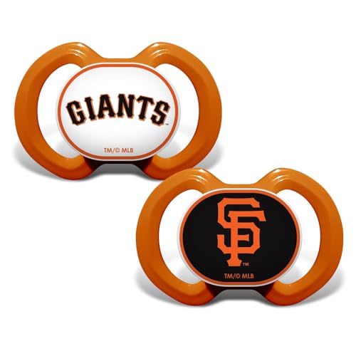 Image of BabyFanatic Pacifier 2-Pack - MLB San Francisco Giants - Officially Licensed League Gear