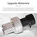 Cuymoap Car AC Pressure Switch Sensor, Air Conditioning High Pressure HVAC Switch Sensor, Replacement OEM# 1551343 13587668, Compatible with Chevy GMC Pontiac Saturn Saab Hummer (Silver)