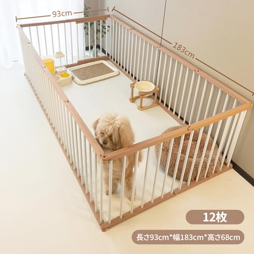 Essgudo ペット用フェンス 犬 ゲージ 小型犬 サークル 室内 ペットサークル 室内用ドッグゲート の商品画像 2